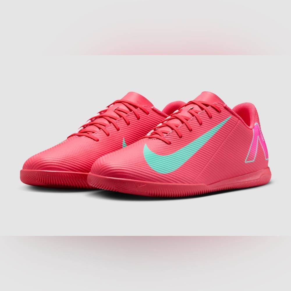 Nike Mercurial Vapor 16 Club indoor cleats shoes Ember Glow Aurora Green 7.5